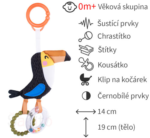 hračky na kočárek